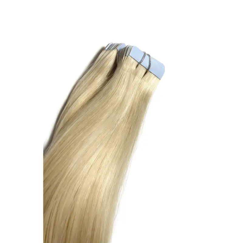 Light Ash Blonde (#22) Tape In Hair Extensions 1