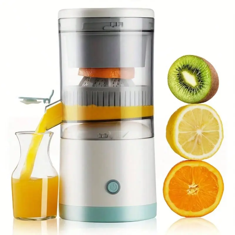 1 Portable Electric Juicer, Home Multi-Purpose Juicer, USB Rechargeable Automatic Fresh Press, Suitable For Orange, Watermelon, Lemon 0