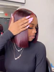 Human Hair Lace Front Wigs, Gorgeous Fluffy Wigs for Women, Human Hair Wigs for Daily