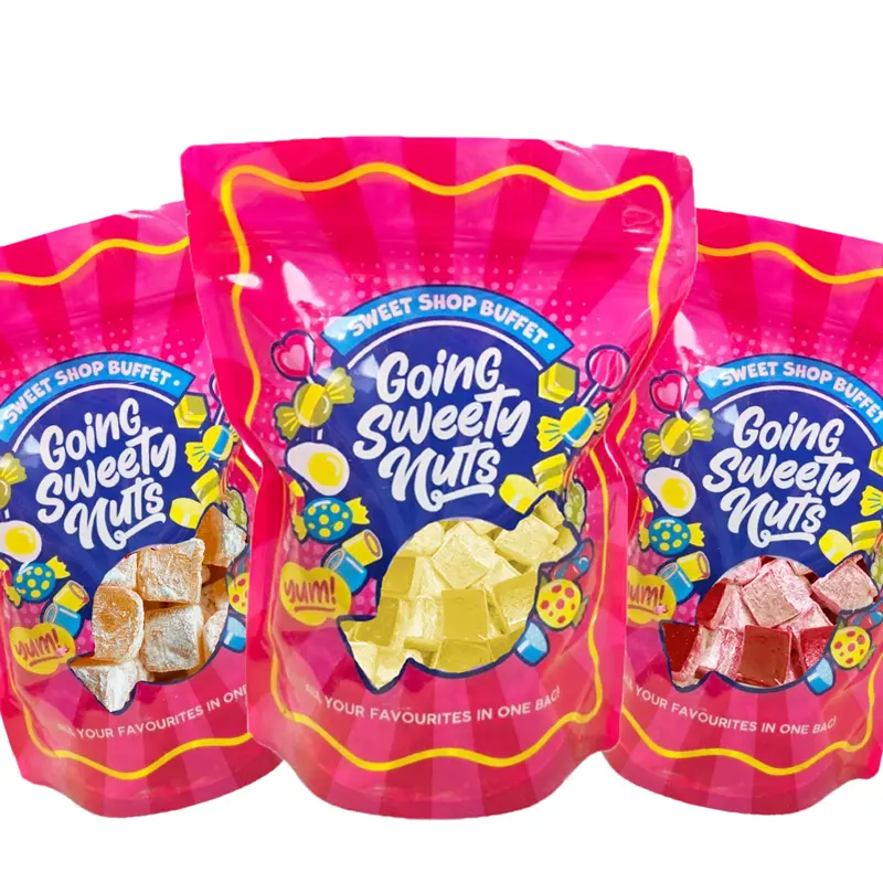 1KG Bags Of Turkish Delight In 6 Different Flavours, Rose, Lemon, Cherry, Pom, Mango And Pineapple 0