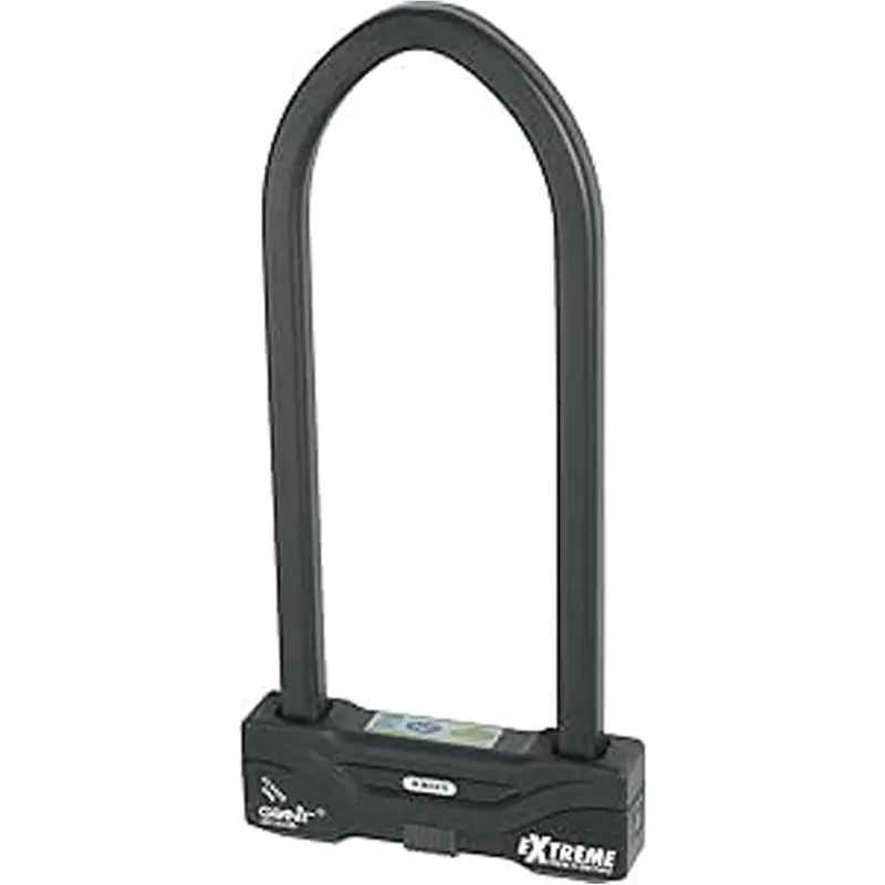 ABUS U-lock Granit Extreme 59 - motorbike and bicycle lock with XPlus cylinder - highest security level 20 - shackle height 260 mm 0