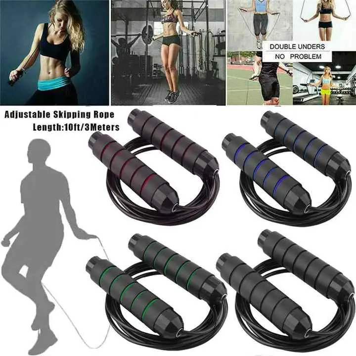 High-Performance Ball Bearing Jump Rope – Adjustable Fitness Skipping Rope for Cardio, Agility, and Endurance Workouts 7