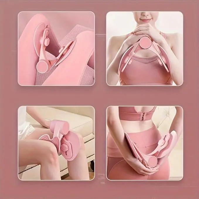 Pelvic Floor & Thigh Trainer 3-in-1 Adjustable Resistance Leg Clamp for Postpartum Recovery, Yoga, Pilates &Fitness Workouts - Durable Pp Material with Textured Grip, Postpartum Recovery Tool Ergonomic DesignTextured Grip Feature Healthcare Support 1
