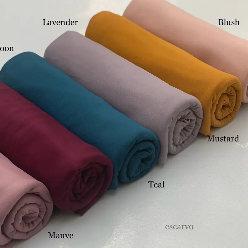 Premium Soft Jersey Hijab/Scarf for Everyday Wear - Soft and Stretchy - £2.89 5