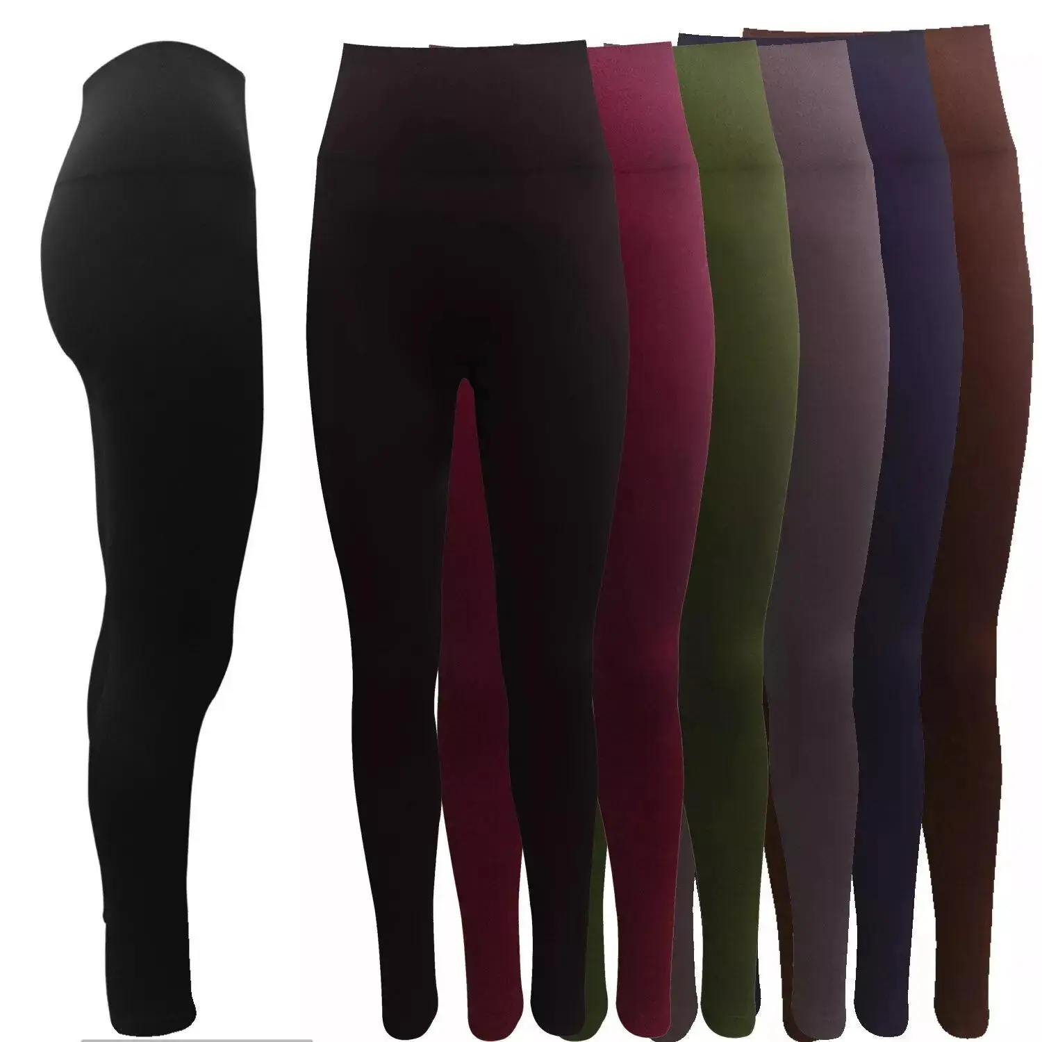 Women's High Waist Tummy Control Stretch Leggings Pants - Slimming and Comfortable