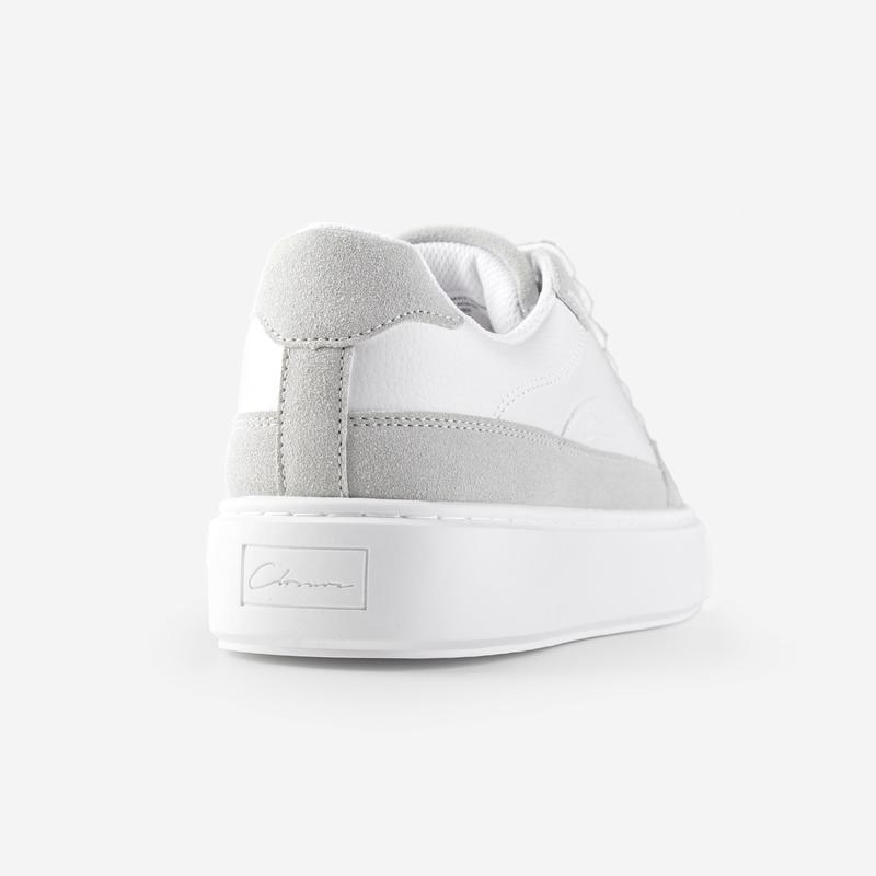 Premium Skate Shoe | White Grey 4
