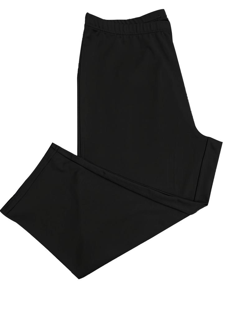 Product Introduction of Plus Size Solid Skinny Capris Leggings, Women's Casual Crop For Spring & Summer 3