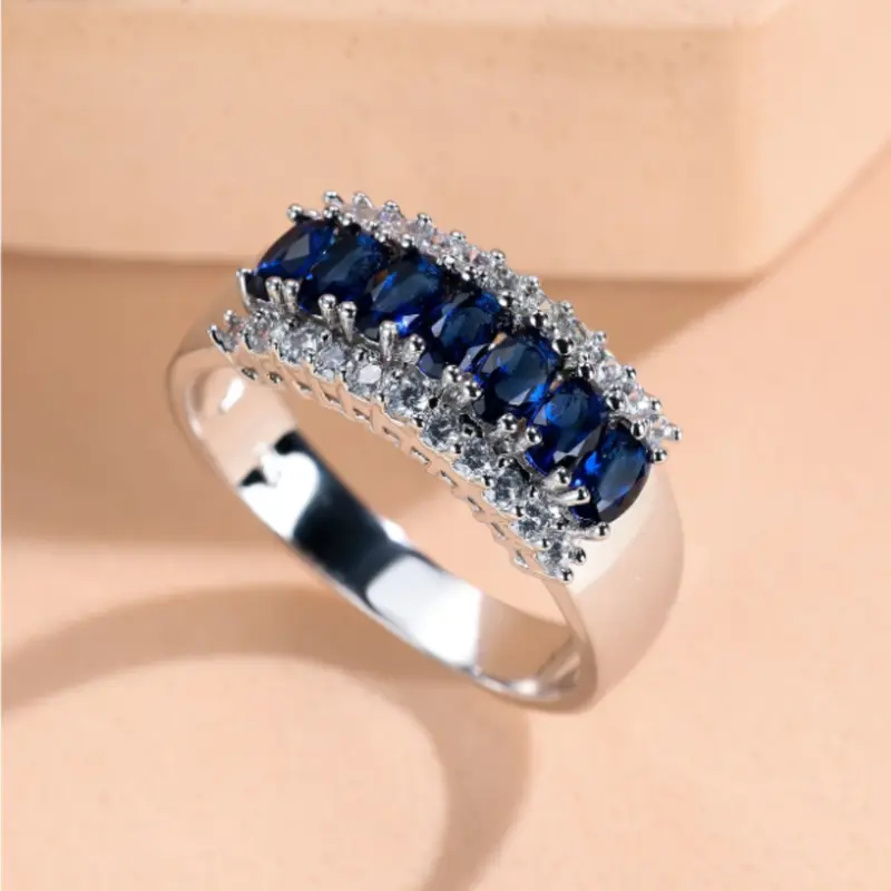 Simple fashion design round ring for women, gift for daily wear 3
