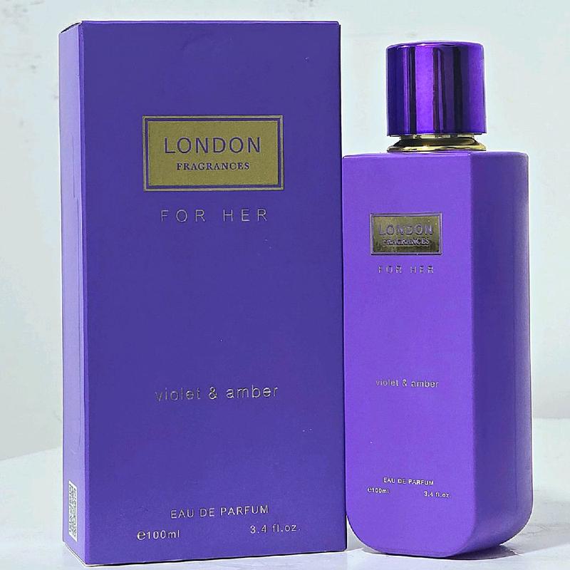 Senorita Red Flamenco 4pc Women's Perfume Gift Set and London Fragrances For Her Violet & Amber - Eau de Parfum 100ml 2