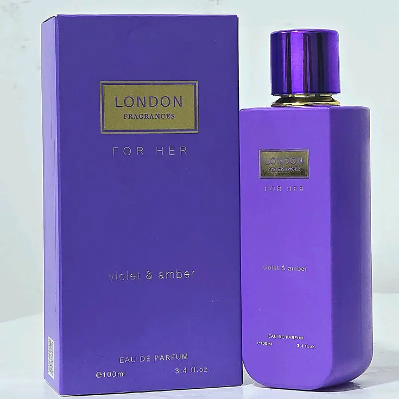 Senorita Red Flamenco 4pc Women's Perfume Gift Set and London Fragrances For Her Violet & Amber - Eau de Parfum 100ml 2