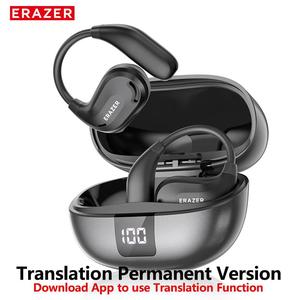 ERAZER XT66PRO Open Wireless Earbuds Support 135 languages Translation Built-in Microphone Support Music Playback Phone Calls Suitable For Sports And Fitness, Work