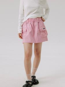 1PC JGGU Street Wander Utility Skort Women's Plus Size Cargo Split Skirt for 25-35 Years Old Curvy Women Slimming Multi-Pocket Casual Streetwear