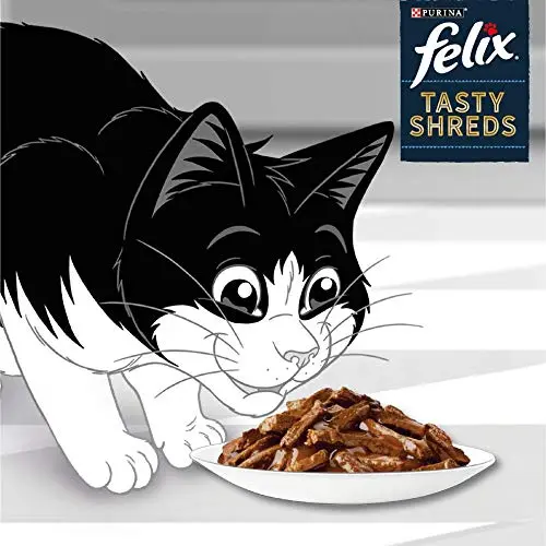 Tasty Shreds Cat Food Mixed Selection in Gravy, 12 x 80 g 1