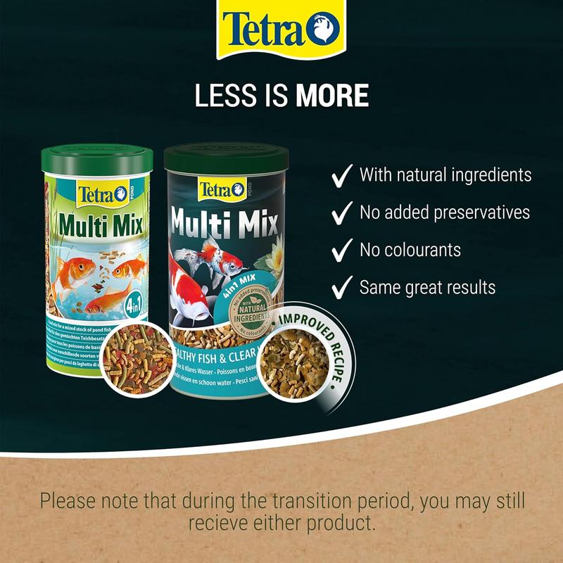 Tetra Multi Mix Pond Fish Food Variety 1.9kg - biologically balanced for mixed fish stock 2
