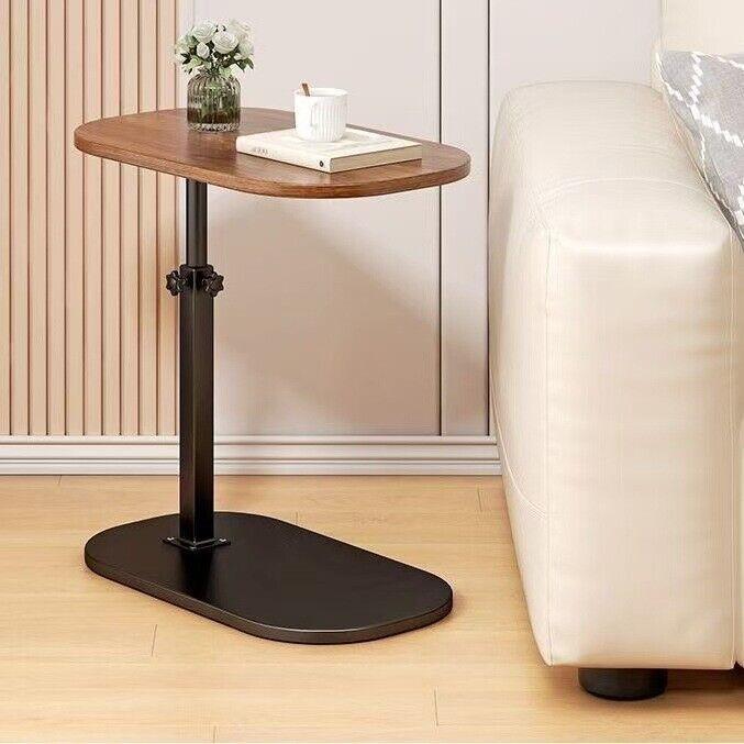 Adjustable C-Shaped Sofa Side End Table Coffee Laptop Table Living Room Bedroom  UK 7