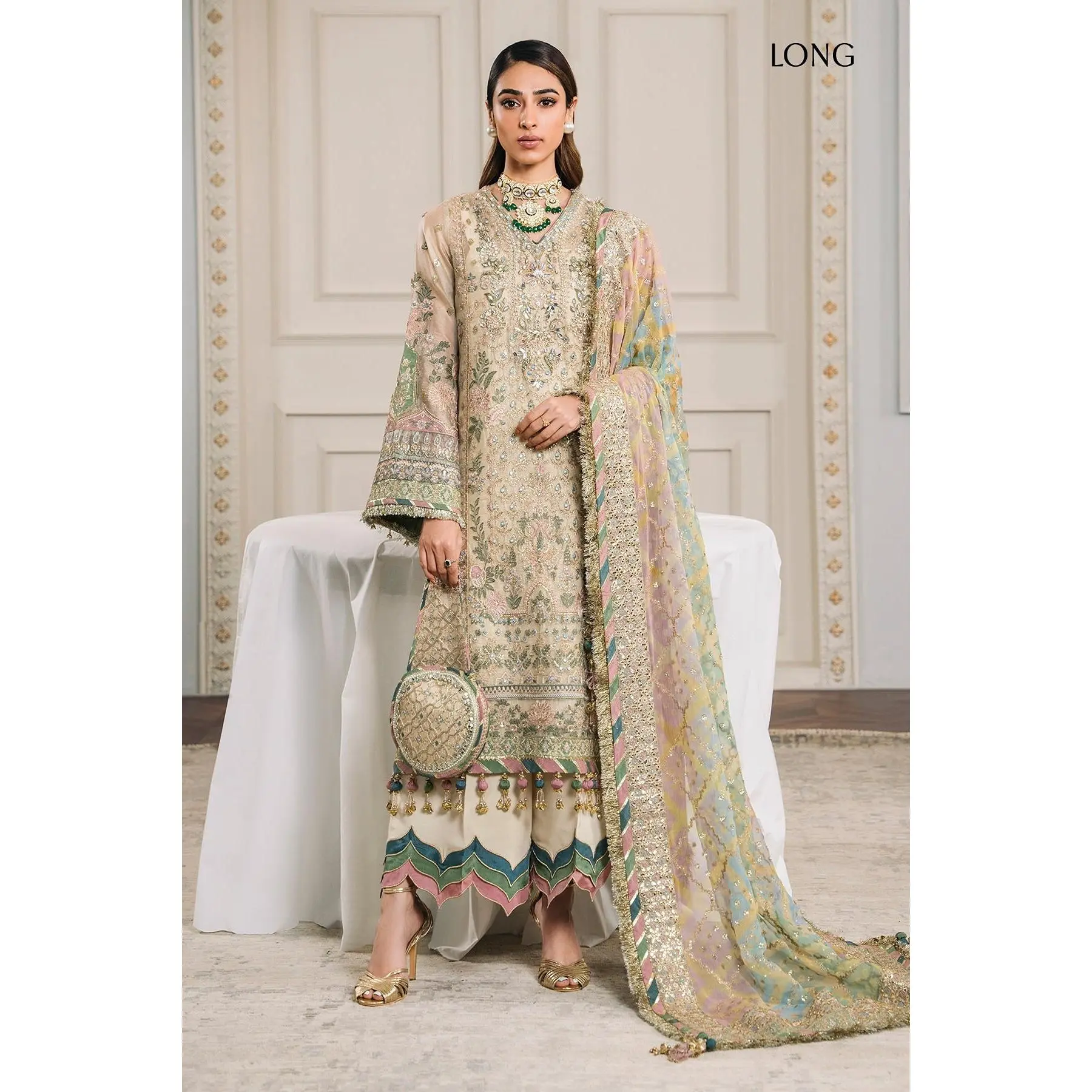 BAROQUE | CHANTELLE | EMBROIDERED MASURI CH12-04 | LONG