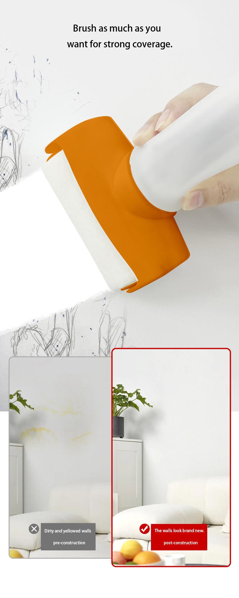 Product Introduction of [UK Seller]paint for walls,white paint for walls,paint roller for walls，diy home projects,wall painting ideas,wall paint,portable paint,painting tools 30
