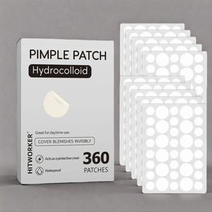 Hydrocolloid Pimple Patch, 360pcs/box Acne Covering Stickers, Spot Cover Stickers for Face and Skin, Skin Care Products for Women & Men