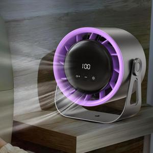 USB Rechargeable Mini Fan, Adjustable Desktop Fan, Compact Turbine Fan for Home and Office, Universal USB Digital Accessories