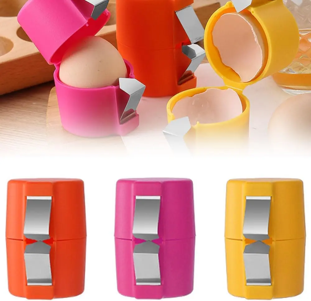 Egg Sheller Handheld Egg Cracker Separator Opener Breaker Kitchen Gadget Tools