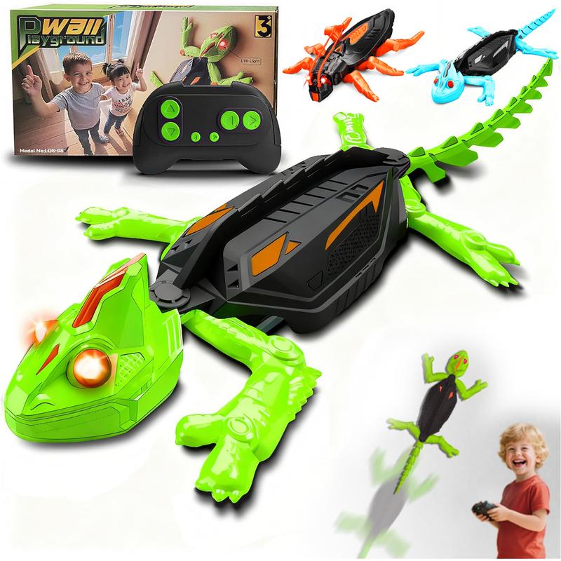 Wall Climbing RC Chameleon Toy for Kids, Rechargeable Remote Control ...