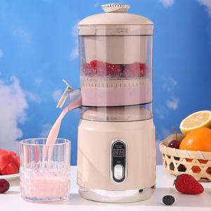 Portable Cordless Electric Juicer, Usb Rechargeable Juice Extractor, Easy Button Control, Removable Container, Home Fruit Juicer for Refreshing Juice, Slow Juicer, Ice Maker Machine