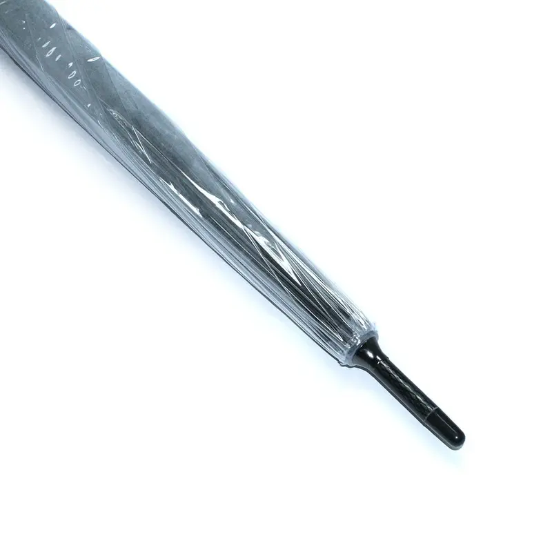 Clear PVC Golf Umbrella with Black Trim 8