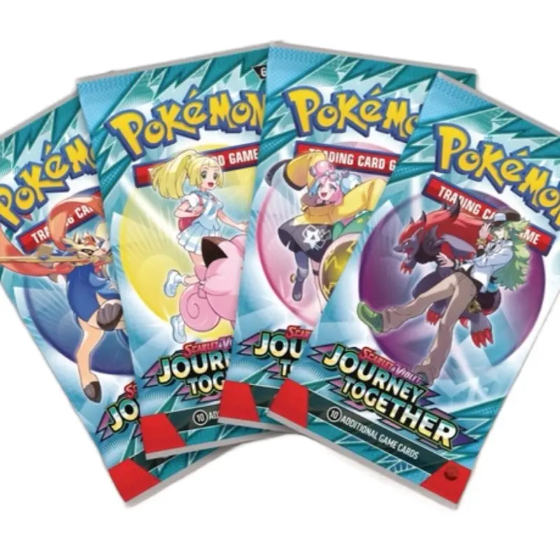 1 X Pokemon Journey Together booster pack, ripped live