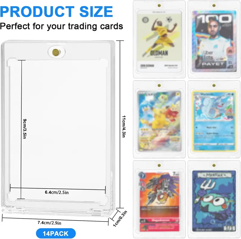 Magnetic Pokemon Card Display Case x4 35PT 4