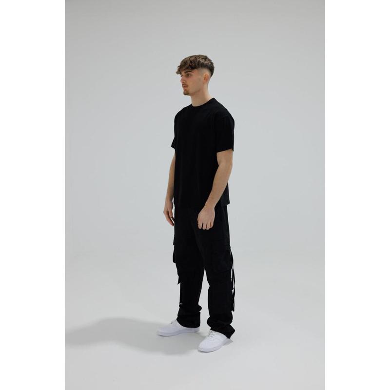 Icon Relaxed Fit Black T-Shirt 1