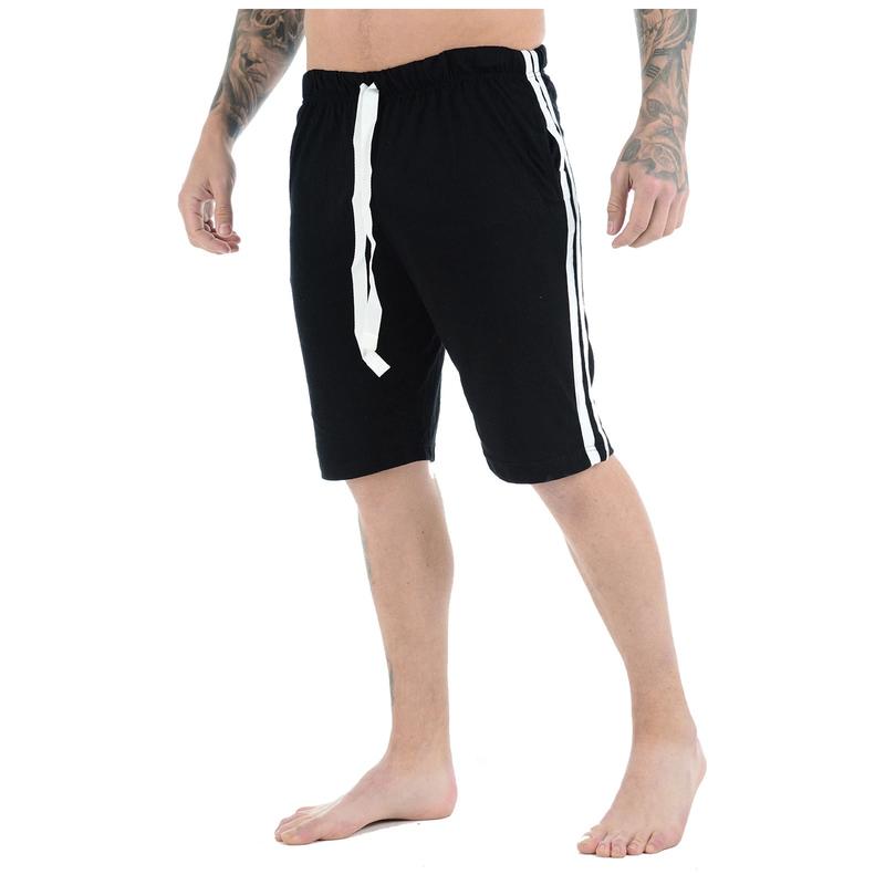 MENS CASUAL LOUNGE SHORTS POLY COTTON PJS NIGHT WEAR PYJAMAS SLEEPWEAR BOTTOMS 1