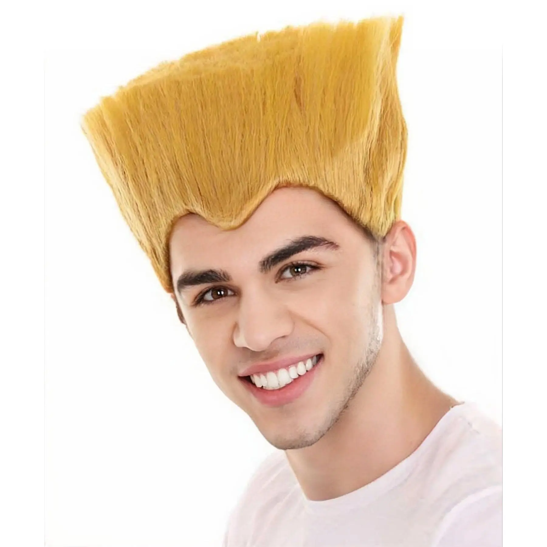 Fighter Game Fancy  Wig | Mens Short Length Electric Multiple Color Straight Spiked Fancy  Wig