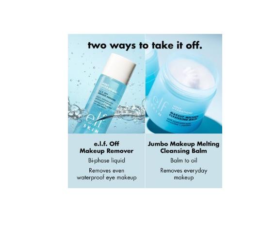 e.l.f. Holy Hydration! Makeup Melting Cleansing Balm, Face Cleanser & Makeup Remover, Infused with Hyaluronic Acid to Hydrate Skin, 2 Oz 5