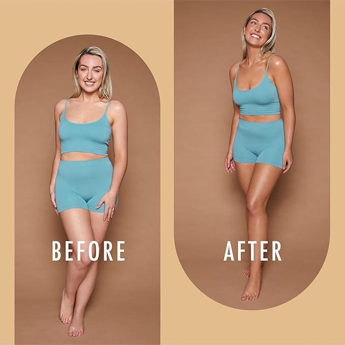 Instant Tanning Mousse in Medium | Fast Drying Vegan Fake Tan | With Aloe Vera & Vitamin E | For Streak Free Medium Golden Glow | Dermatologically Tested & Cruelty Free | 200ml Makeup Moisturizers Body Care 4