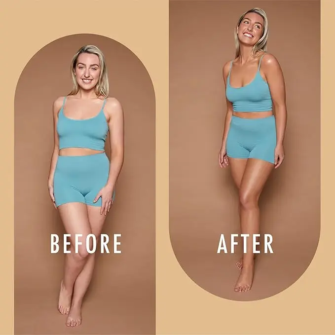Instant Tanning Mousse in Medium | Fast Drying Vegan Fake Tan | With Aloe Vera & Vitamin E | For Streak Free Medium Golden Glow | Dermatologically Tested & Cruelty Free | 200ml Makeup Moisturizers Body Care Moisturizing 5