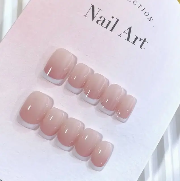 THE HANDMADE BEA – 10 Pcs Nailbea Handmade Premium Acrylic Nails | Wudhu & Salah Friendly | Reusable Press-On Nails with Adhesive Tabs | Elegant Halal Nail Art | Natural Look | Perfect for Daily Wear or Special Occasions 3