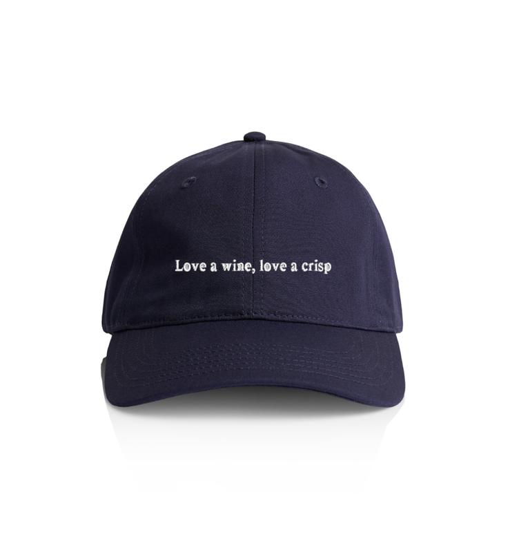 Love a Wine love a crisp cap - Enjoy your 2 favourite items in the sun, with fastening one size fits all clasp at the back. 3