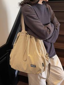 Casual Solid Color Backpack, Lightweight Large Capacity Shoulder Bag for Women & Men, Fashionable Backpack for Daily Use, Casual Daypack