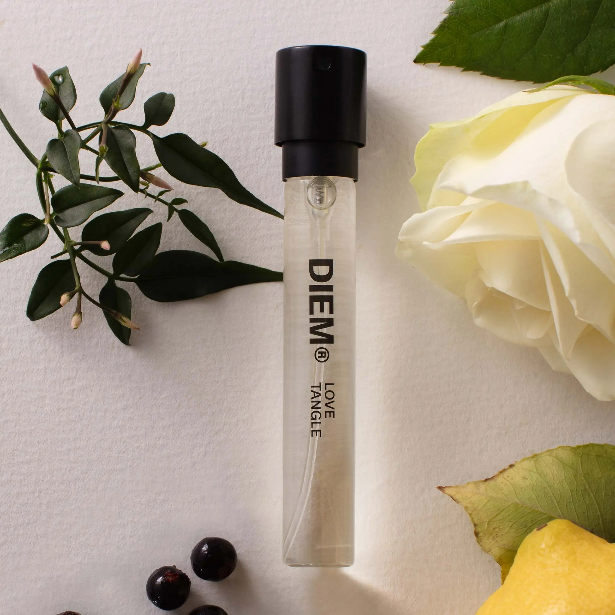 DIEM Love Tangle 10ml Eau de Parfum and Refillable Case Starter Kit - Floral, Fruity | Cruelty Free, Long Lasting, Genderless, Made in the UK.