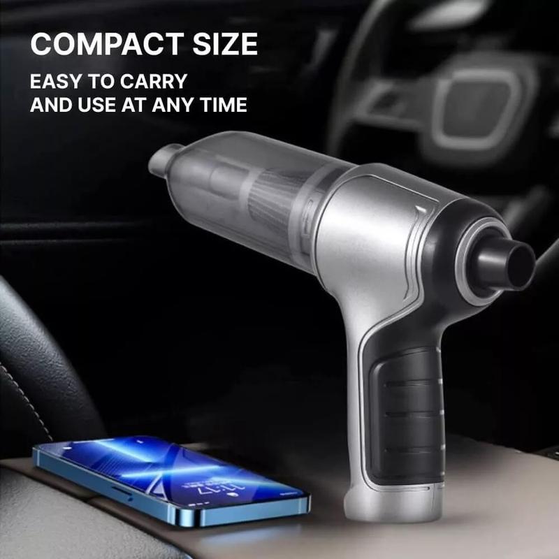95000pa Powerful Car Vacuum Cleaner Wet/Dry Cordless Strong Suction Handheld 120W 6 Accessories 3