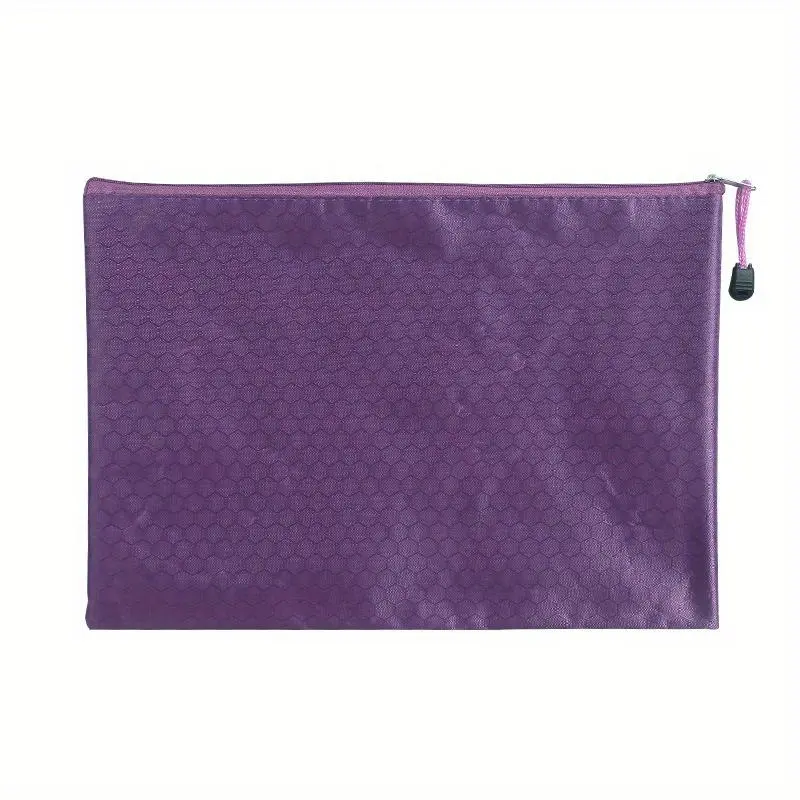 A4 document bag waterproof thickened zip bag stationery bag a4 office information bag file stationery classification tools 6