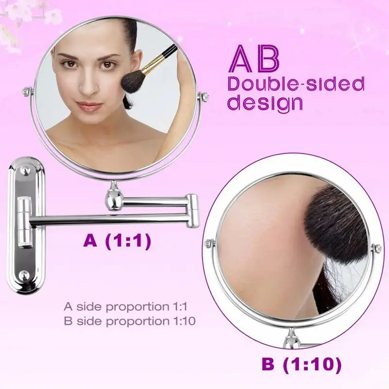 Double Sided Vanity Bathroom Mirror Shaving 2