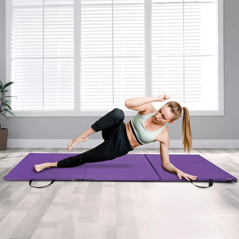 Folding Gymnastics Mats Thick Tumbling Crash Yoga Equipment Floor Exercise Mat 4