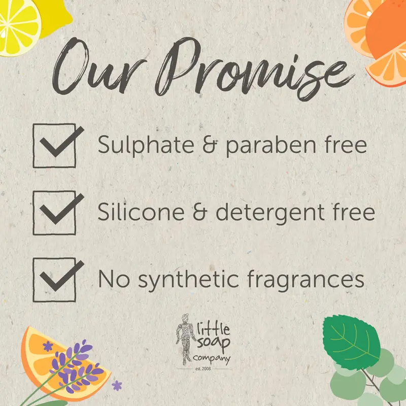 Little Soap Company Naturals Range - Bar Soap Lemon Zest Vegan Cruelty Free No SLS or Parabens Refreshing Cleansing Soap Bar 100g - Comfort, Cleanser 2