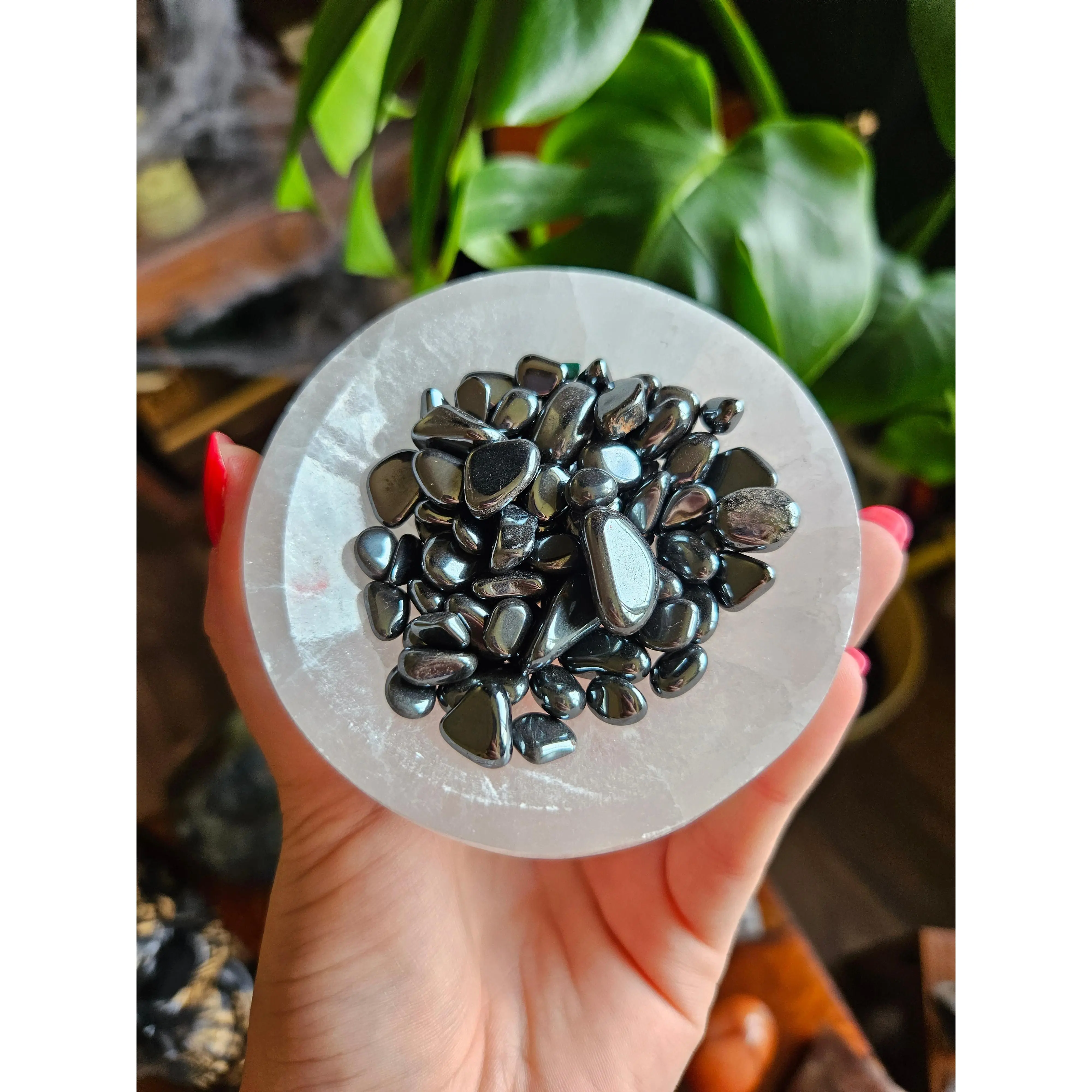 Small Hematite tumble stones