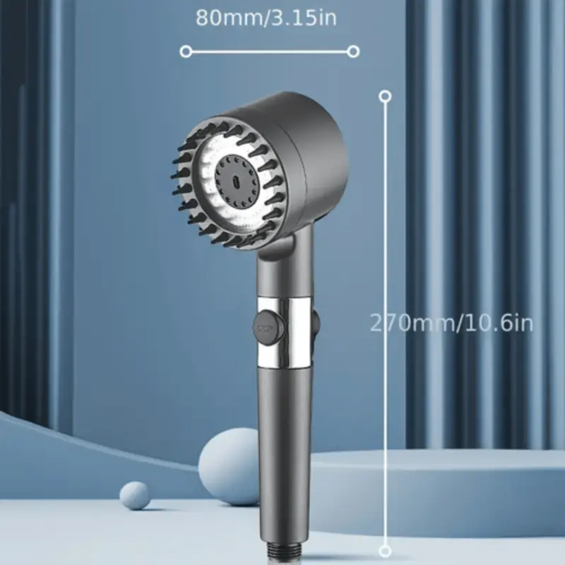 Shower Head with Filter and 3 Modes, Handheld High Pressure Spray for Scalp and Skin, Ideal for Low Flow, Water Saving Upgrade 1
