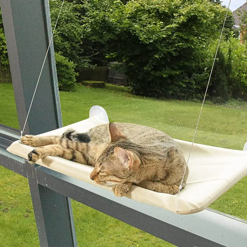 Heavy Duty Safety Cat Shelves - Cat Bed Window Hammock Cozy Perch for Cats 1