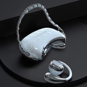 Portable Wireless Earphone, Handbag Design Earphone with Charging Case, HiFi Sound Quality Noise Cancelling Wireless Headphone for Gaming, Sports, Office, Audio