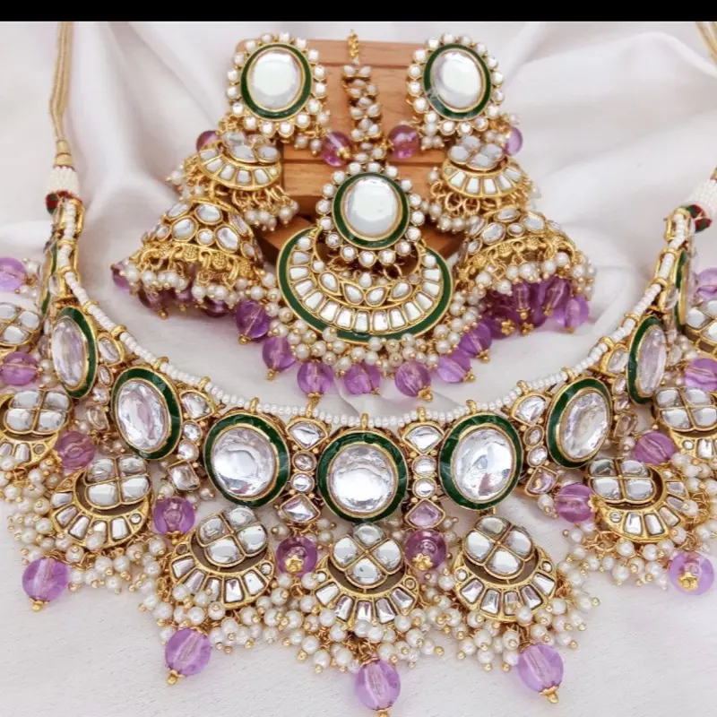 Mj (3) Indian Party Bridal Necklace Tikka Set jewellery Gift Wedding Anniversary Engagement Jewelry Indian Jewelry Pakistan