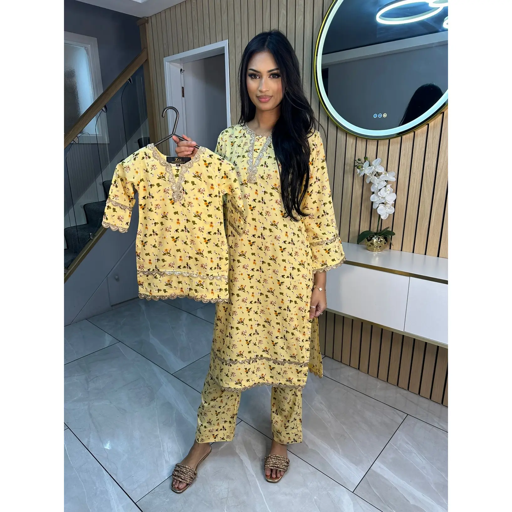 Abeeha 2pc Mother & Daughter Co-Ords